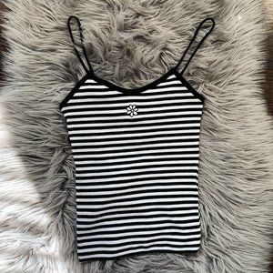 Topshop | Daisy Striped Tank